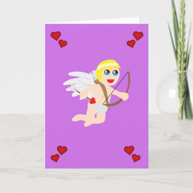 Cartão Cupid isn't Stupid, he has great taste (Frente)