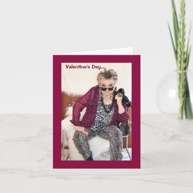 Cartão Cupid Representando Placa de Dia de os namorados (Frente)