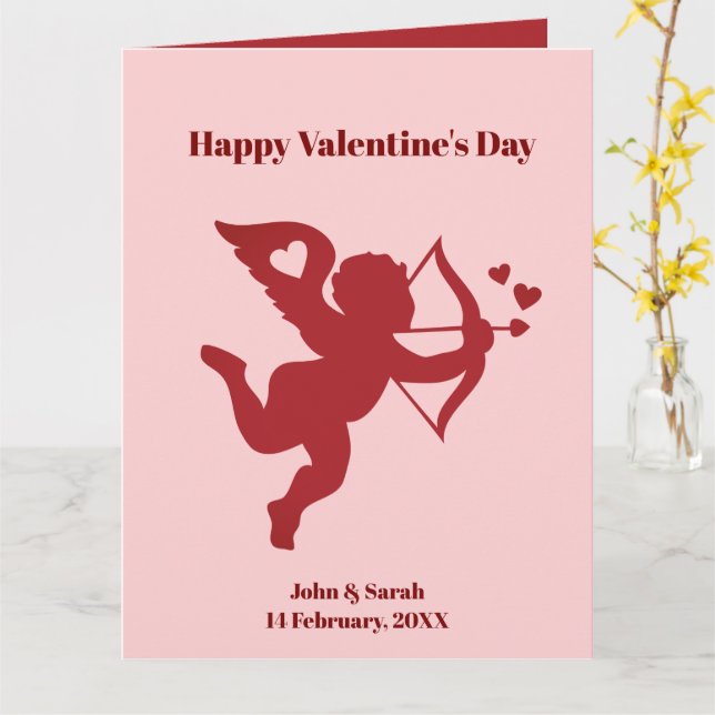Cartão CUPID the best card for my love (Flor Amarela)