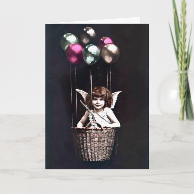 Cartão Cupido Antigo (Frente)