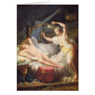 Cartão Cupido e psique