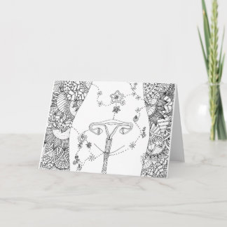 Cartão Curação do útero