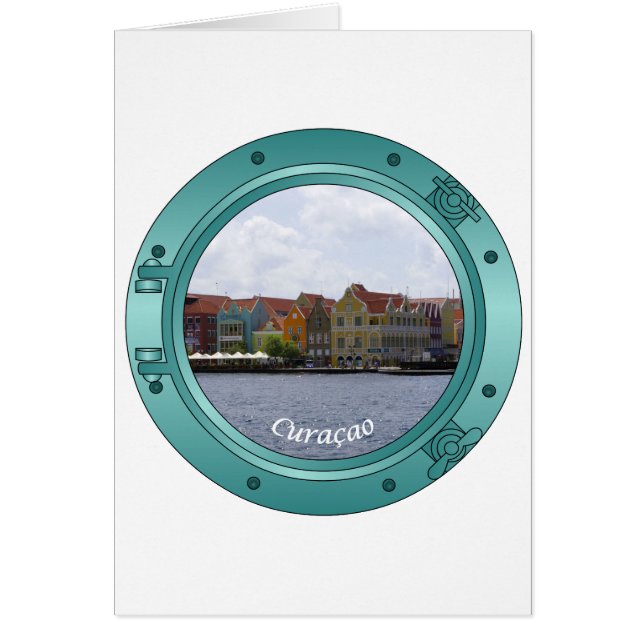 Cartão Curacao Porthole (Frente)