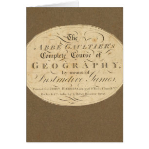 Cartão Curso completo de geografia