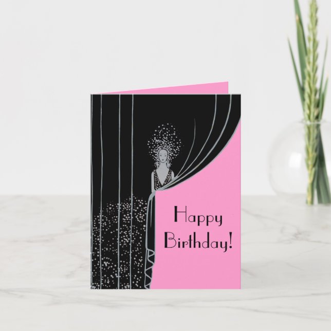 Cartão Curtain Fashion Plate ~ Card (Frente)