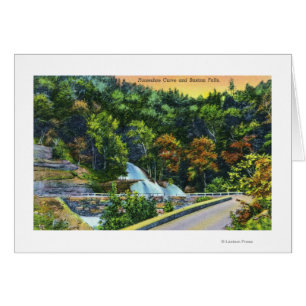 Cartão Curva de ferradura de paredes