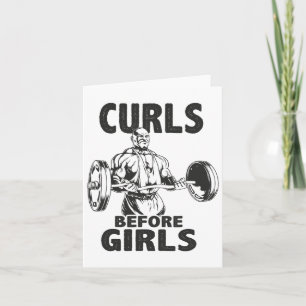 Cartão Curvas Antes Raparigas - Motivação Gym