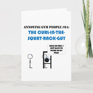 Cartão Curvas de rack quadrado