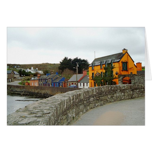 Cartão Curvatura na estrada (Frente horizontal)