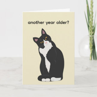Cartão CUSTOM another year older birthday 