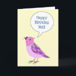 Cartão Custom Birthday Card Personalized Funny Birthday<br><div class="desc">Funny Birthday Card - you can customize this fun card with you own words and name! From silly jokes to serious romantic statements, MiKa Art Zazzle shop has something for everyone. Canadiana, Japanese gifts, jewelry, cases for electronic devices, fun buttons, mug cups, ornaments, cards and posters….. Please take some time...</div>