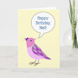 Cartão Custom Birthday Card Personalized Funny Birthday