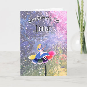 Cartão Custom Happy Birthday ALICE card