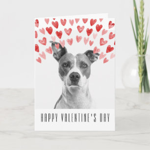 Cartão Custom Happy Valentine's Day from the Dog