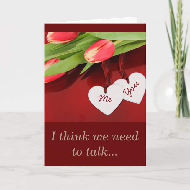 Cartão CUSTOM Heartbreak and Forgiveness Greeting Card (Frente)