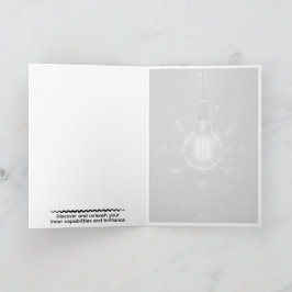 Cartão Custom Motivational Quote Card