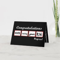 CUSTOM NAME Congratulations - RN - with Squares