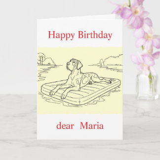 Cartão Custom pet (dog) photo and message card