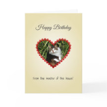 Custom photo birthday from pet