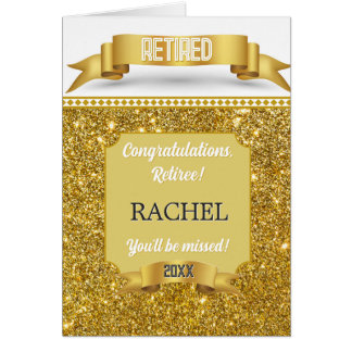 Cartão Custom Retiree's Congrats Card