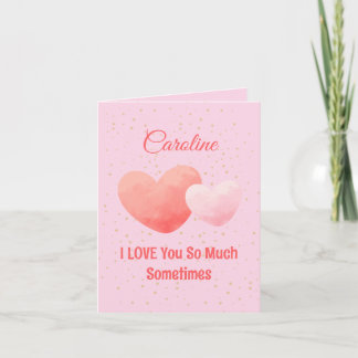 Cartão Custom Sweet Valentine’s Day Card