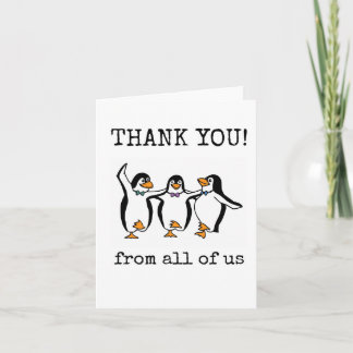 Cartão Customer Thank You Card, From All of Us, Funny