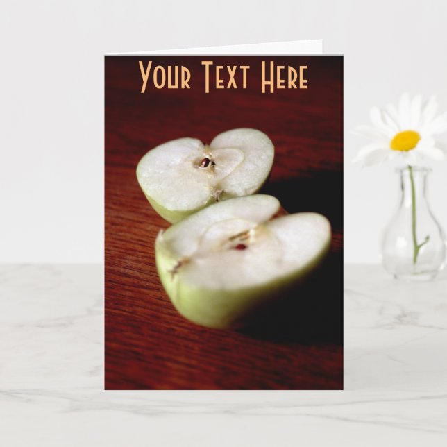 Cartão Customisable apple (Planta pequena)