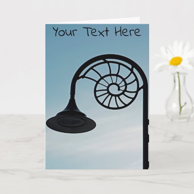 Cartão Customisable Lyme Regis (Planta pequena)