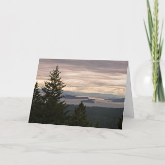 Cartão Customizable Greeting Card: San Juan Islands Pano