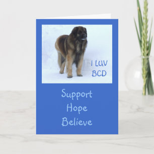 Cartão Customizable "Support, Hope, Believe" Card