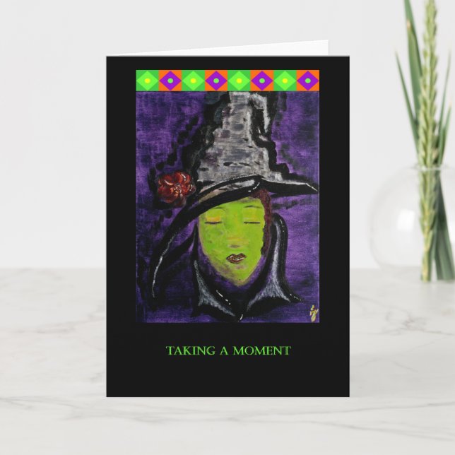 Cartão Customizable: Taking a Moment PedagogyGreetings (Frente)