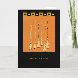Cartão Customize: Definitely Time PedagogyGreetings