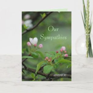 Cartão Customzie brotado da árvore de Apple alguma