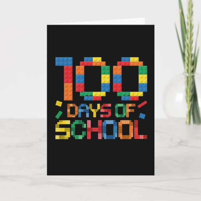 Cartão Cute 100 Days Making A Difference Puzzle Inclusion (Frente)