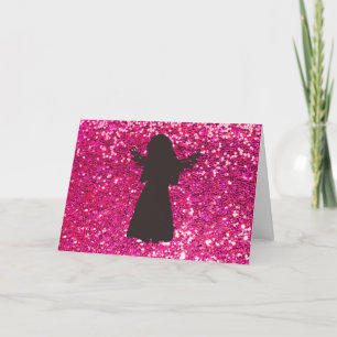 Cartão Cute Angel Birthday