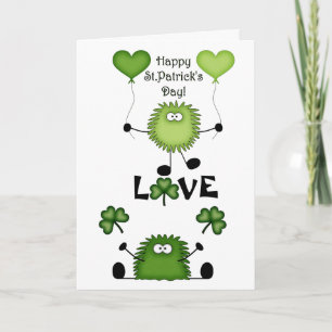 Cartão Cute Birthday St Patrick's Day 