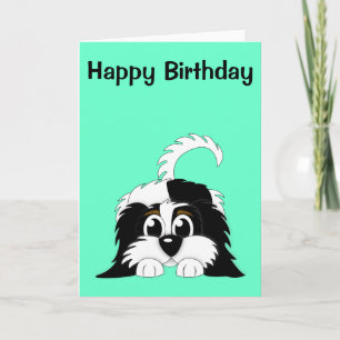 Cartão Cute Cartoon Cavachon