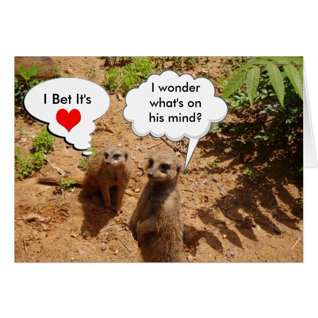 Cartão Cute e personalizável (Frente Horizontal)