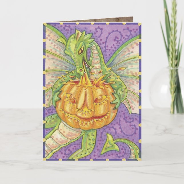 Cartão Cute Halloween Greeting Cards (Frente)