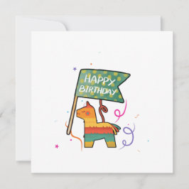 Cartão Cute Hand-Drawn Birthday 
