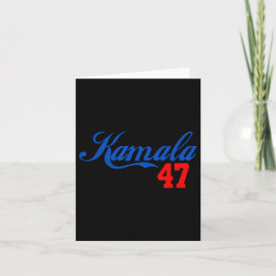 Cartão Cute Kamala Harris 47 O Presidente Dos Eua América
