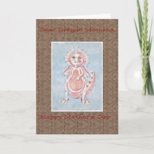 Cartão Cute Mother's Day Dragon Card