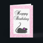 Cartão Cute Mouse Happy Birthday Card<br><div class="desc">Cute Mouse Happy Birthday Card.  Place your own message inside.</div>