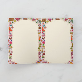 Cartão Cute Pastry Confections Sweets