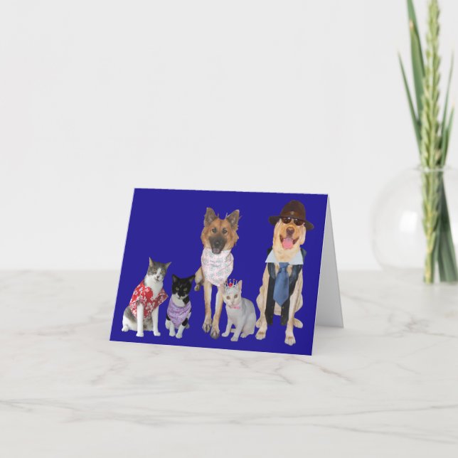 Cartão Cute Pet Note Card (Frente)
