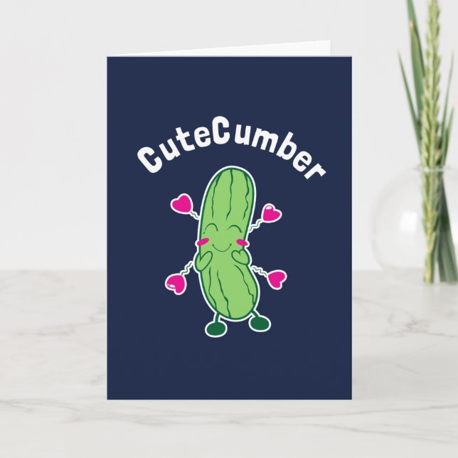 Cartão CuteCumber (Frente)