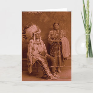 Cartão Cuts The Bear's Ears and Wife - Crow