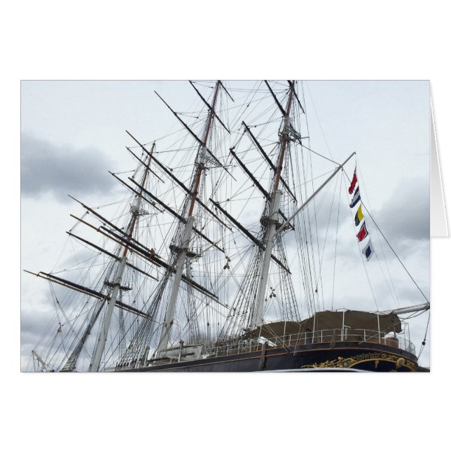 Cartão Cutty Sark Clipper (Frente Horizontal)