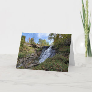 Cartão Cuyahoga Valley NationalPark Brandywine Falls Card