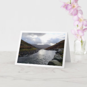Cartão Cwm Llan, Snowdonia, País de Gales, Reino Unido